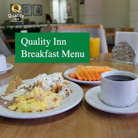 Click to book direct. . Quality inn breakfast time